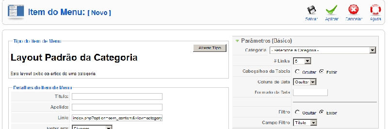 Arquivo modelo com o problema